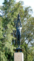 Olympic Torchbearer Statue, Montjuic, Barcelona