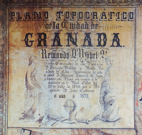 Granada 1833 Map Title Box