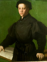 Lorenzo Lenzi portrait by Bronzino