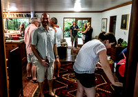 The guests start to arrive
